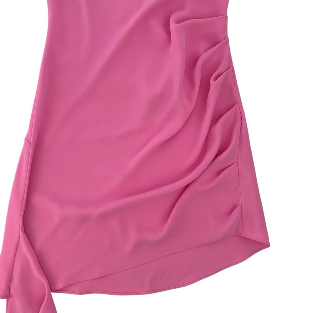 Amanda Uprichard x Revolve Violeta Bubble Gum Pink Dress SZ S Party Hoco Club - Picture 7 of 14
